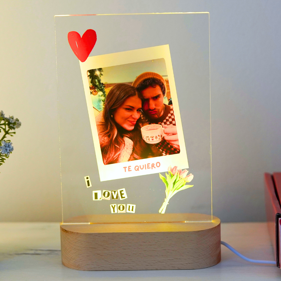Lámpara Te Quiero San Valentín
