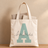 Tote Bag Personalizada con Inicial y Nombre