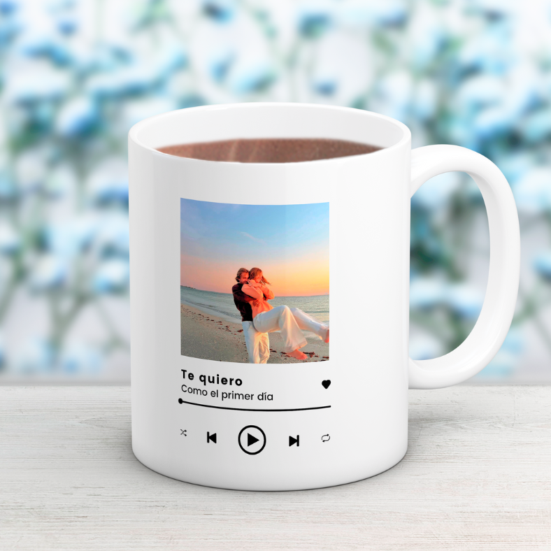 Taza Spotify personalizada