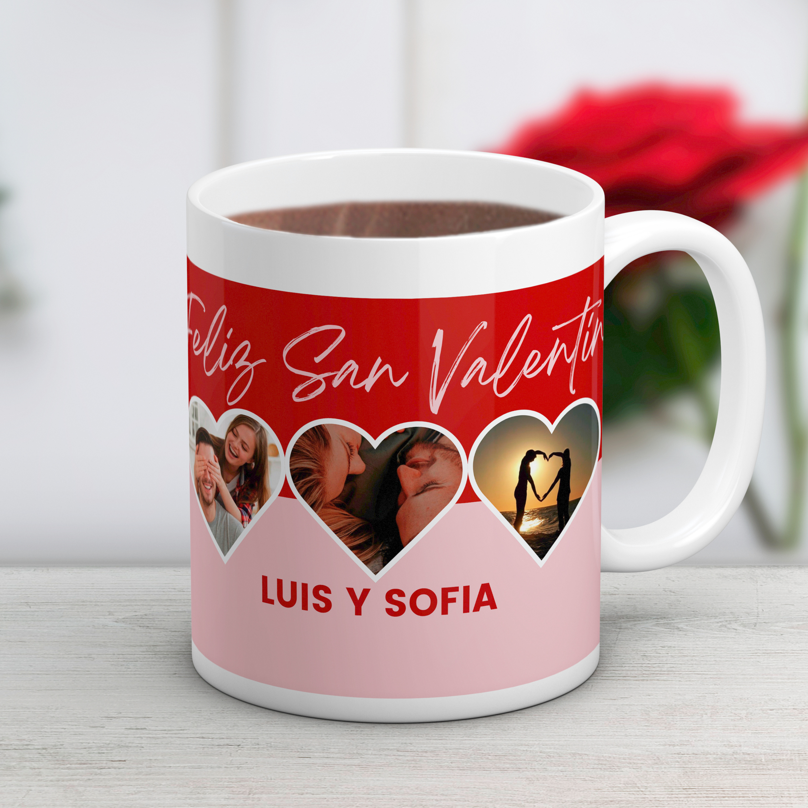 Taza Parejas Feliz San Valentín