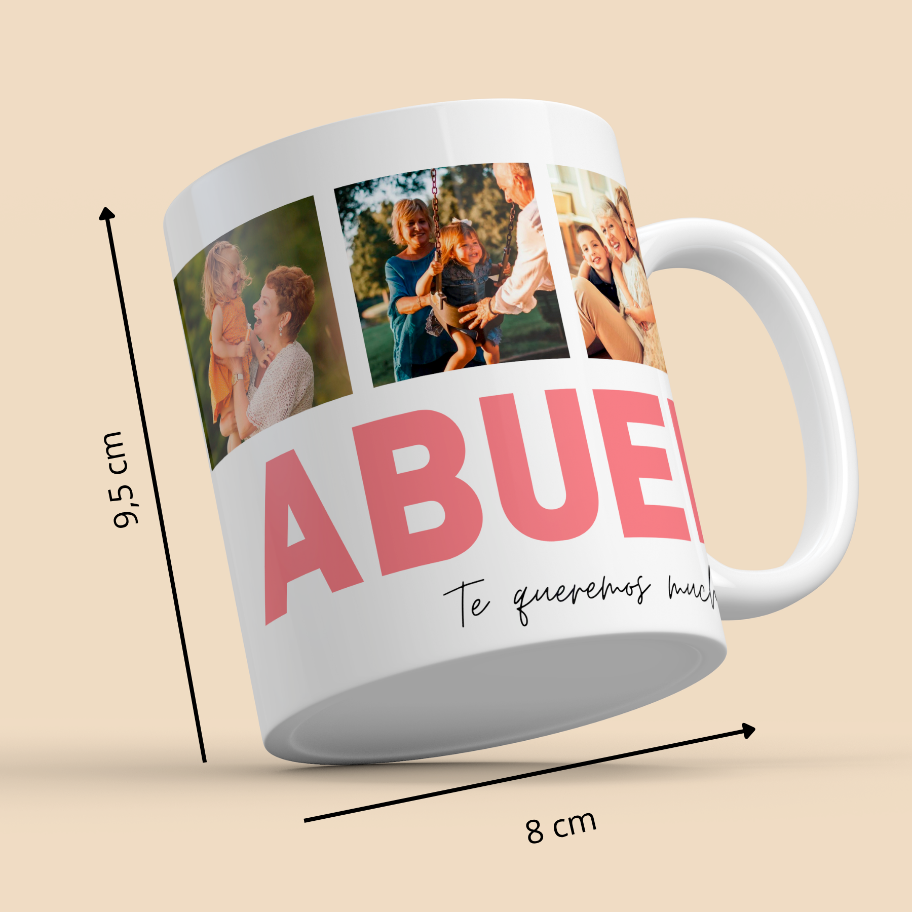 Taza ABUELA con 4 Fotos