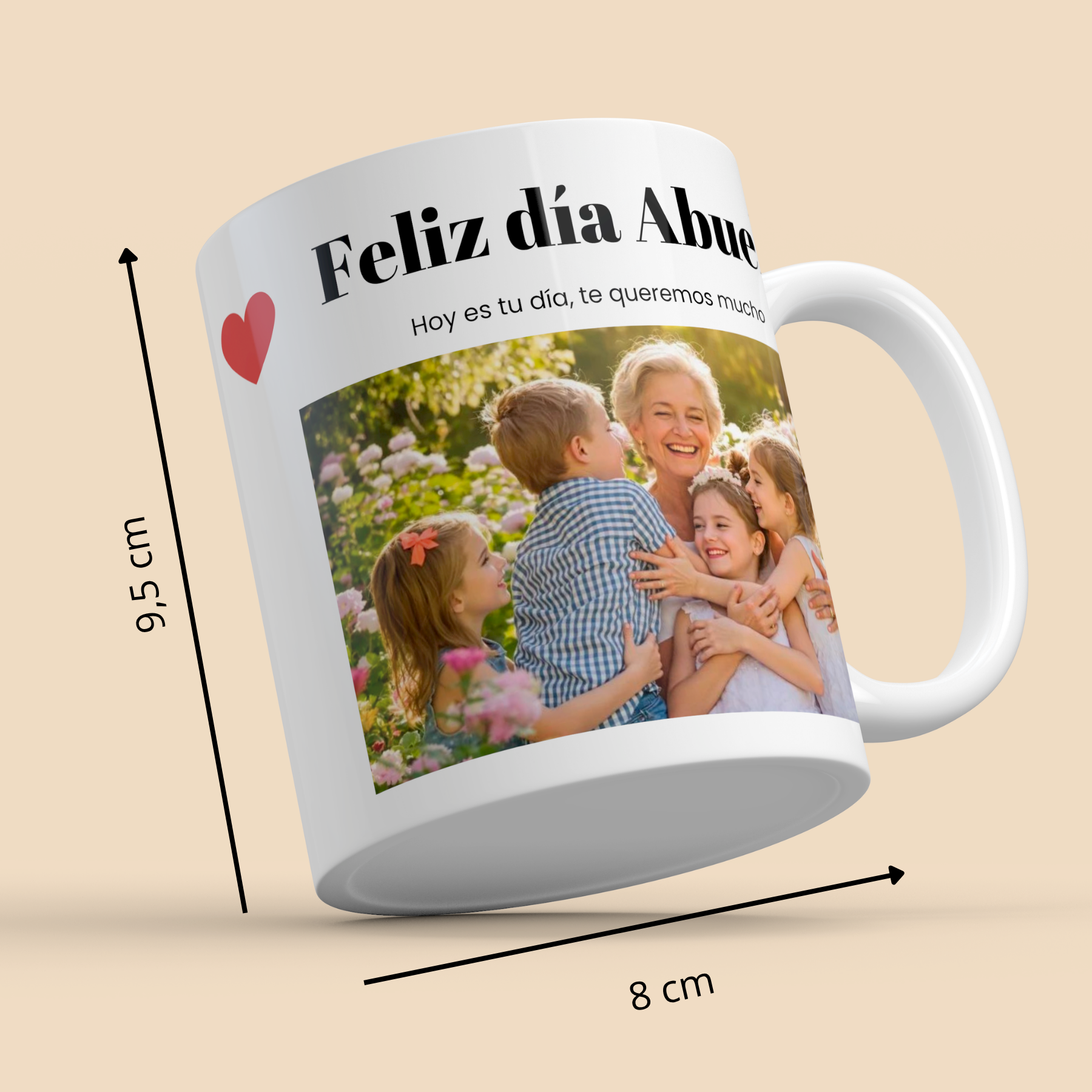Taza Feliz Día Abuela con Foto