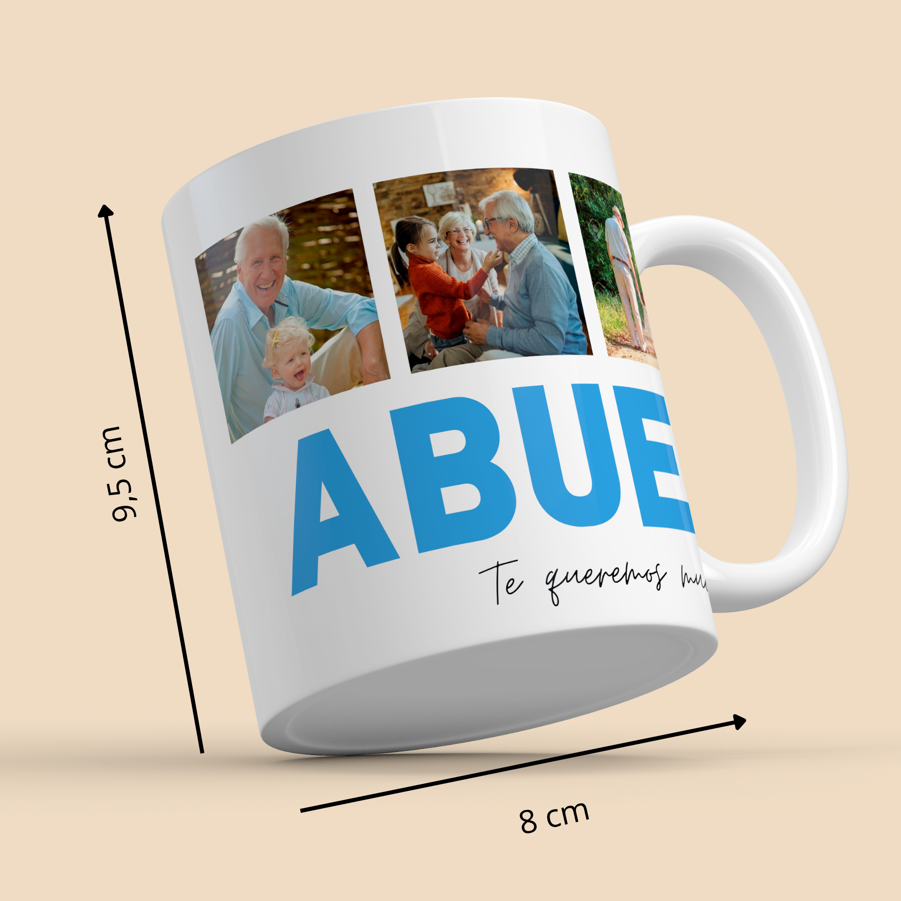Taza ABUELO con 4 Fotos