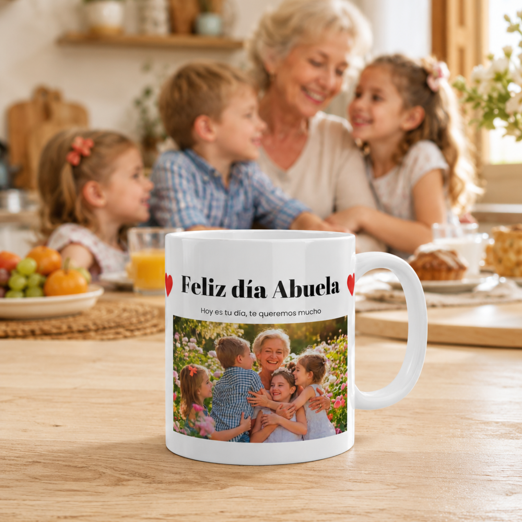 Taza Feliz Día Abuela con Foto