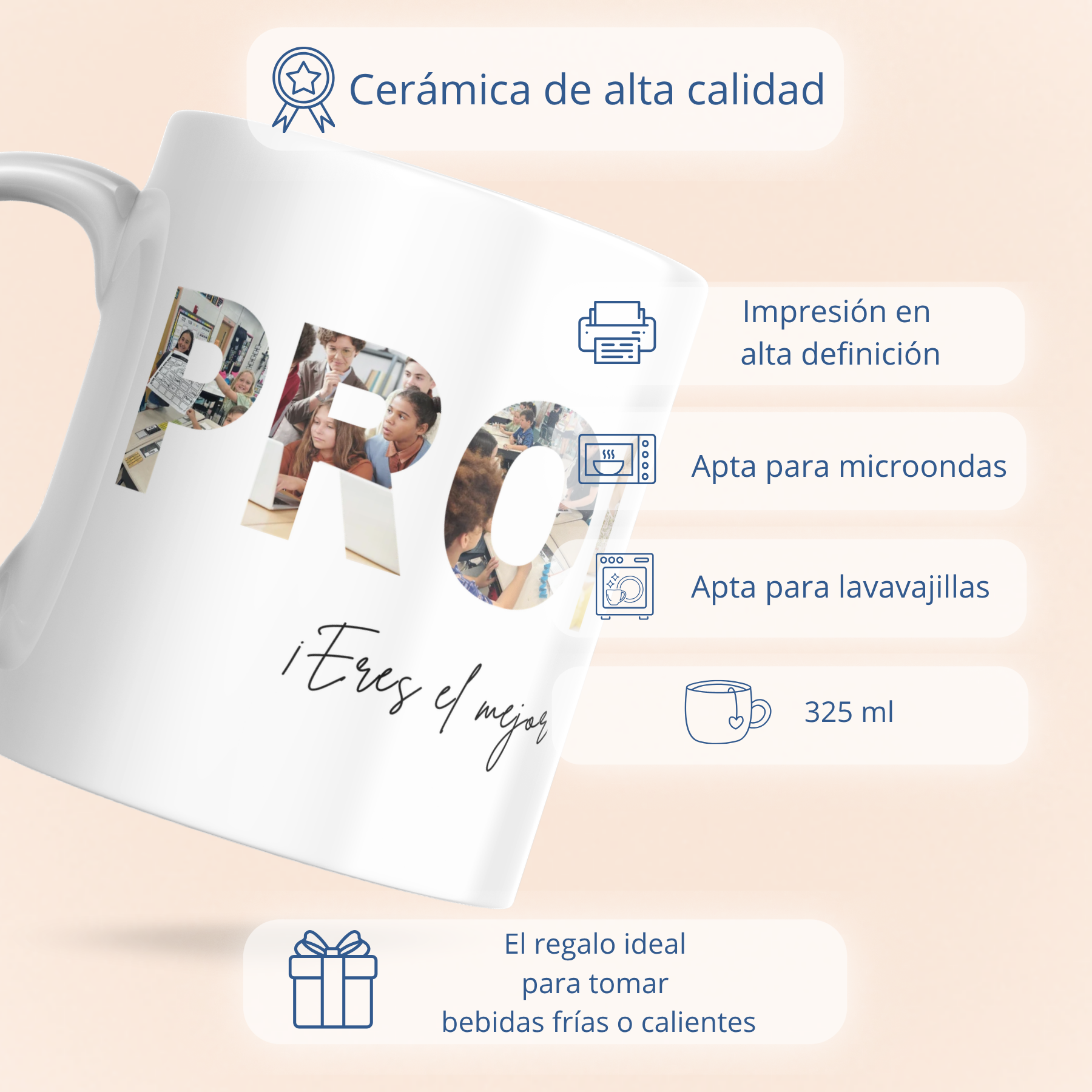 Taza Profe con Momentos