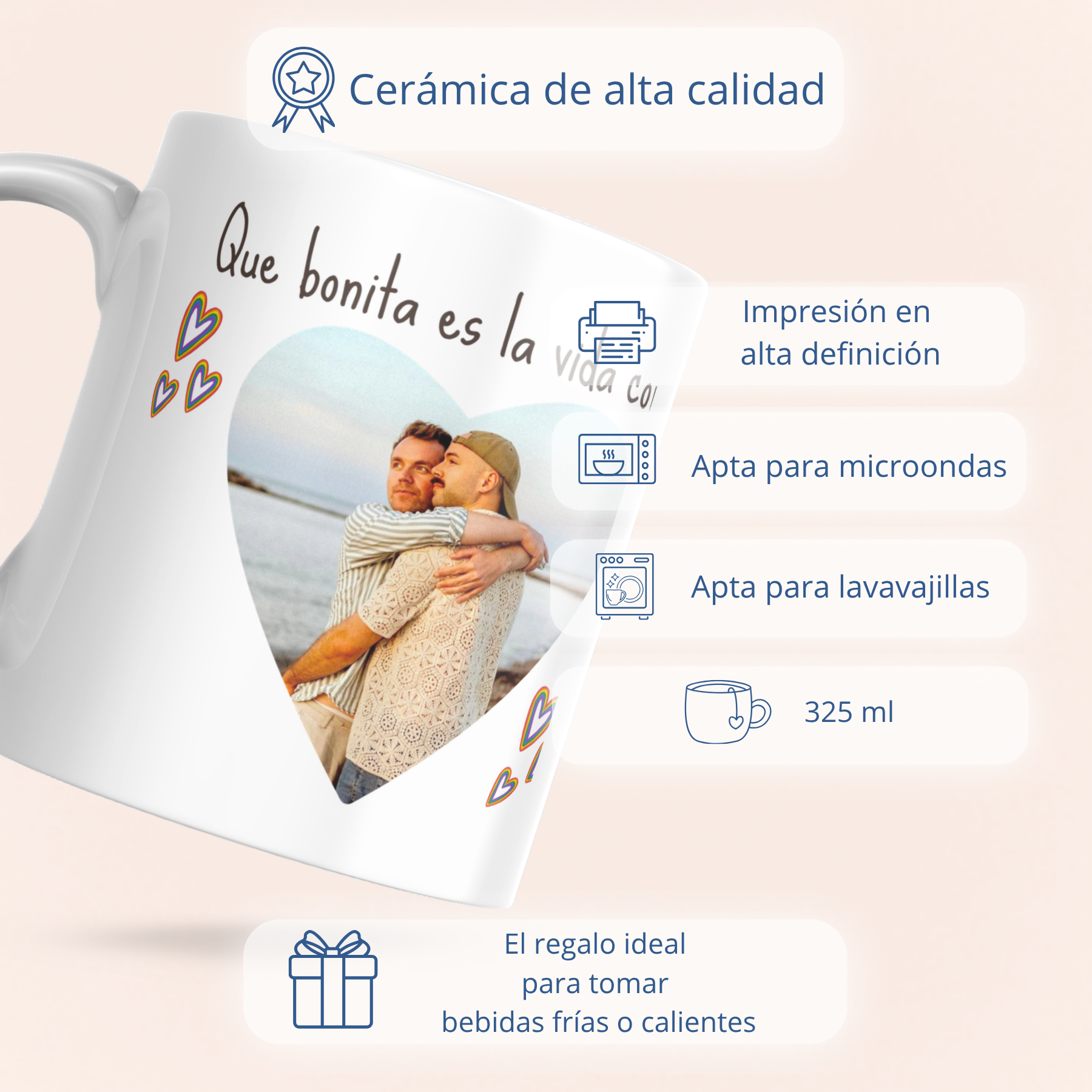 Taza Corazón Orgullo