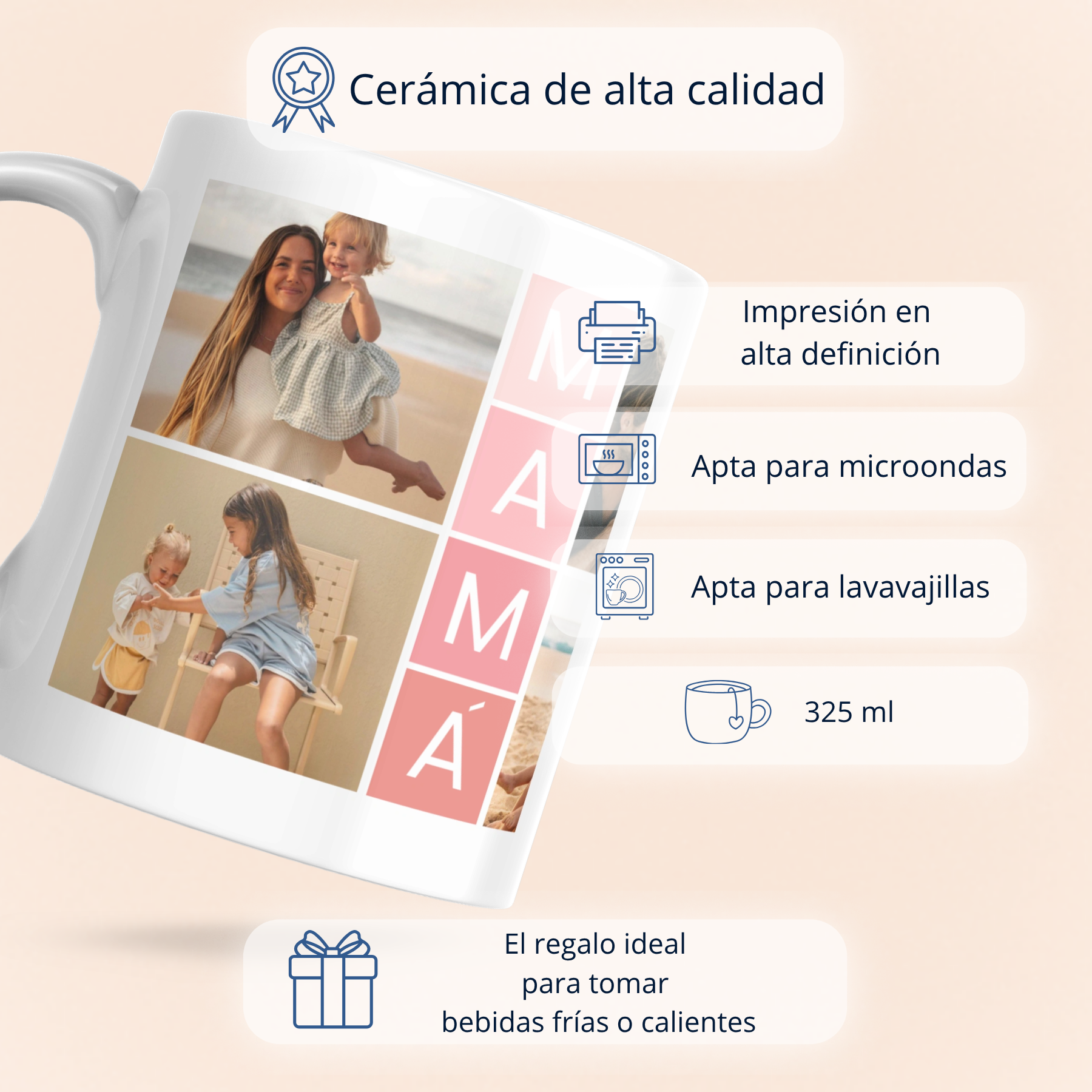 Caneca Mamãe 4 Fotos