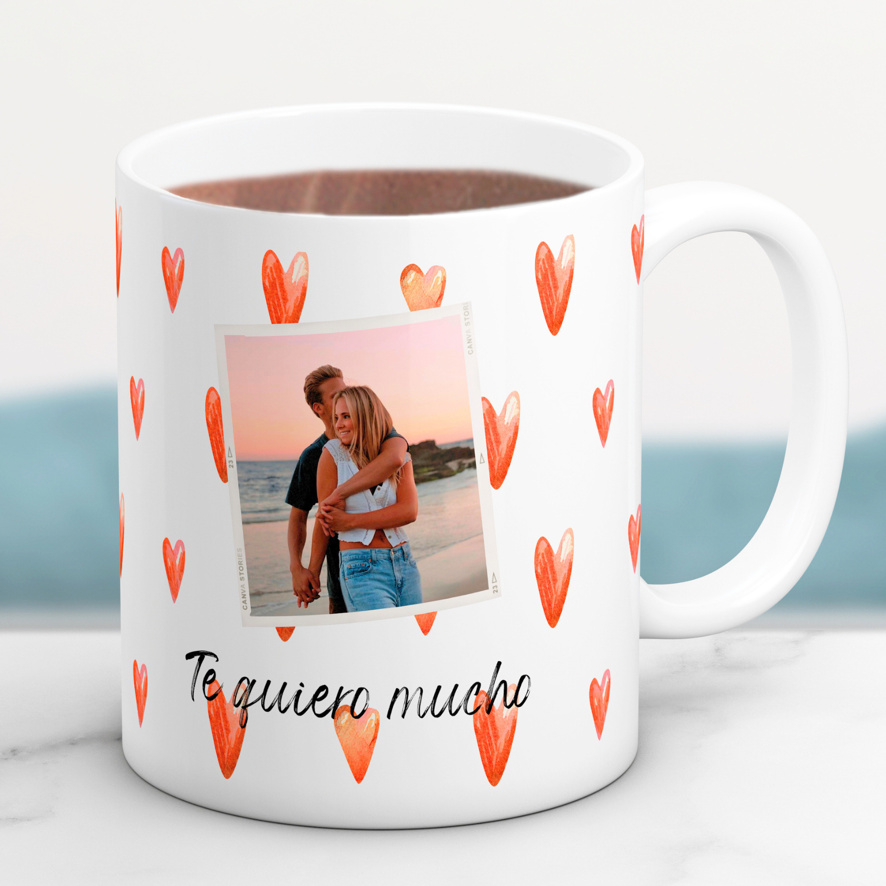 Taza personalizada "TE QUIERO MUCHO"
