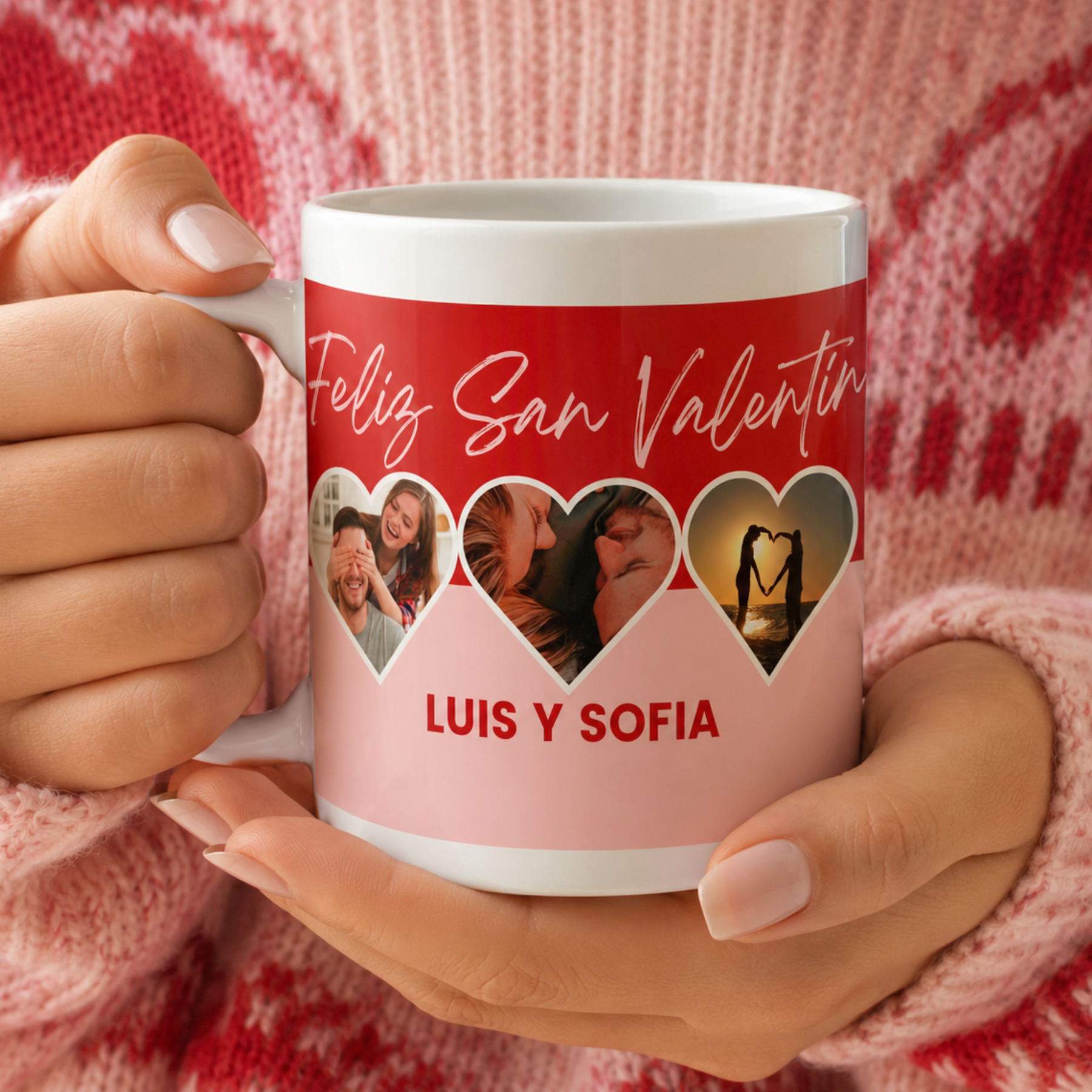 Taza Parejas Feliz San Valentín