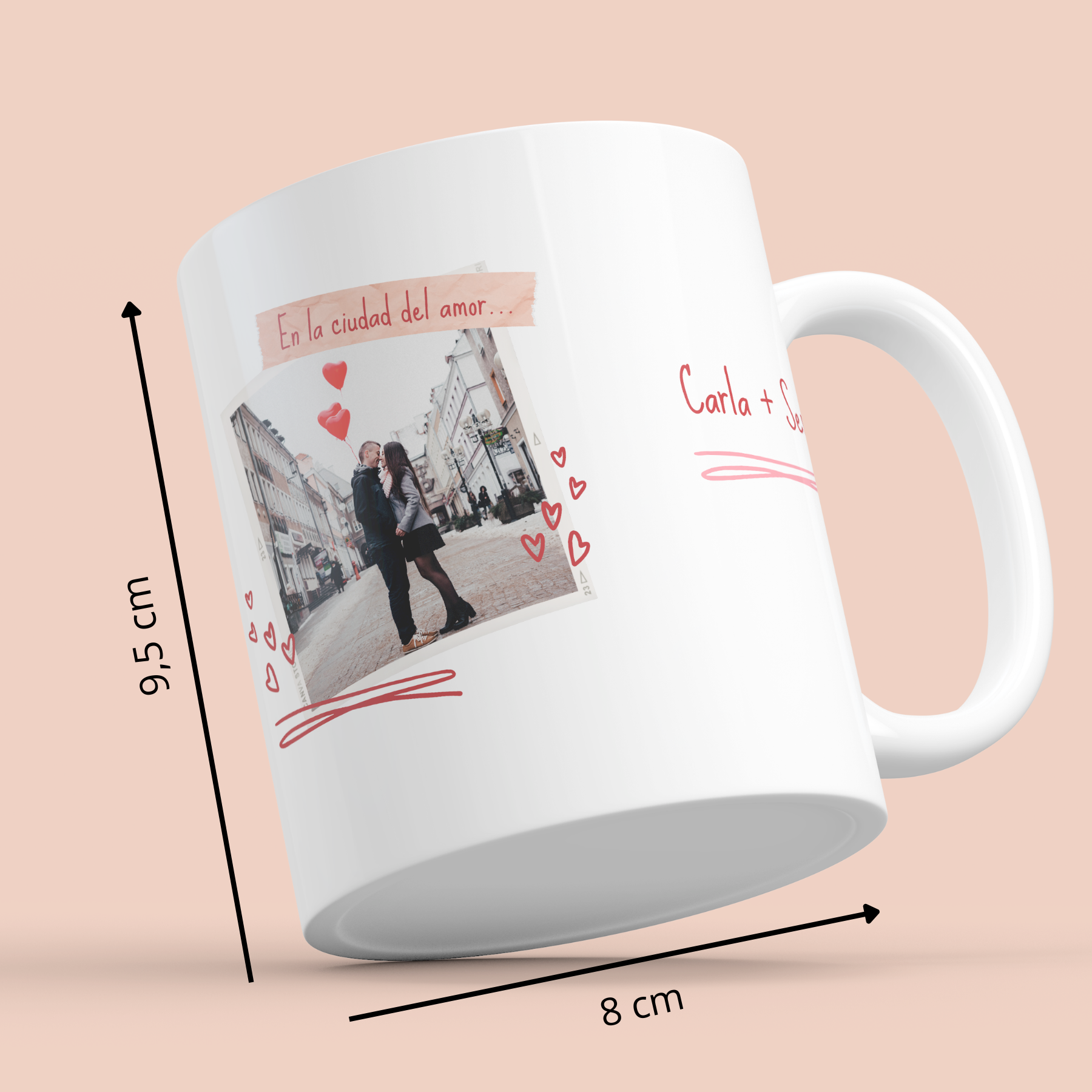 Caneca "Na Cidade do Amor" 
