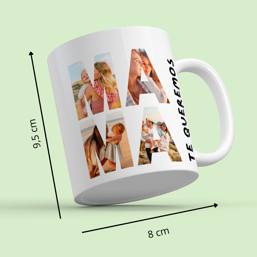 Taza letras "MAMÁ"