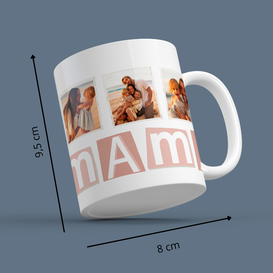 Taza 3 Fotos y Mamá
