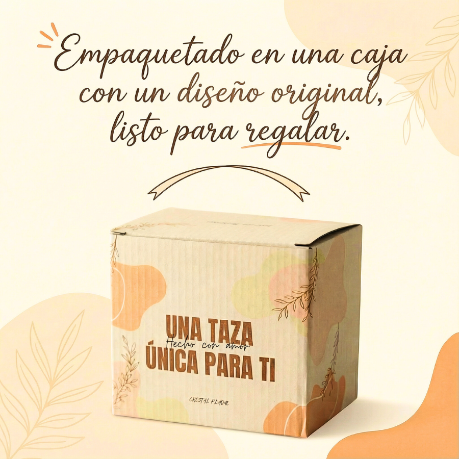 Taza Mamá cuadraditos