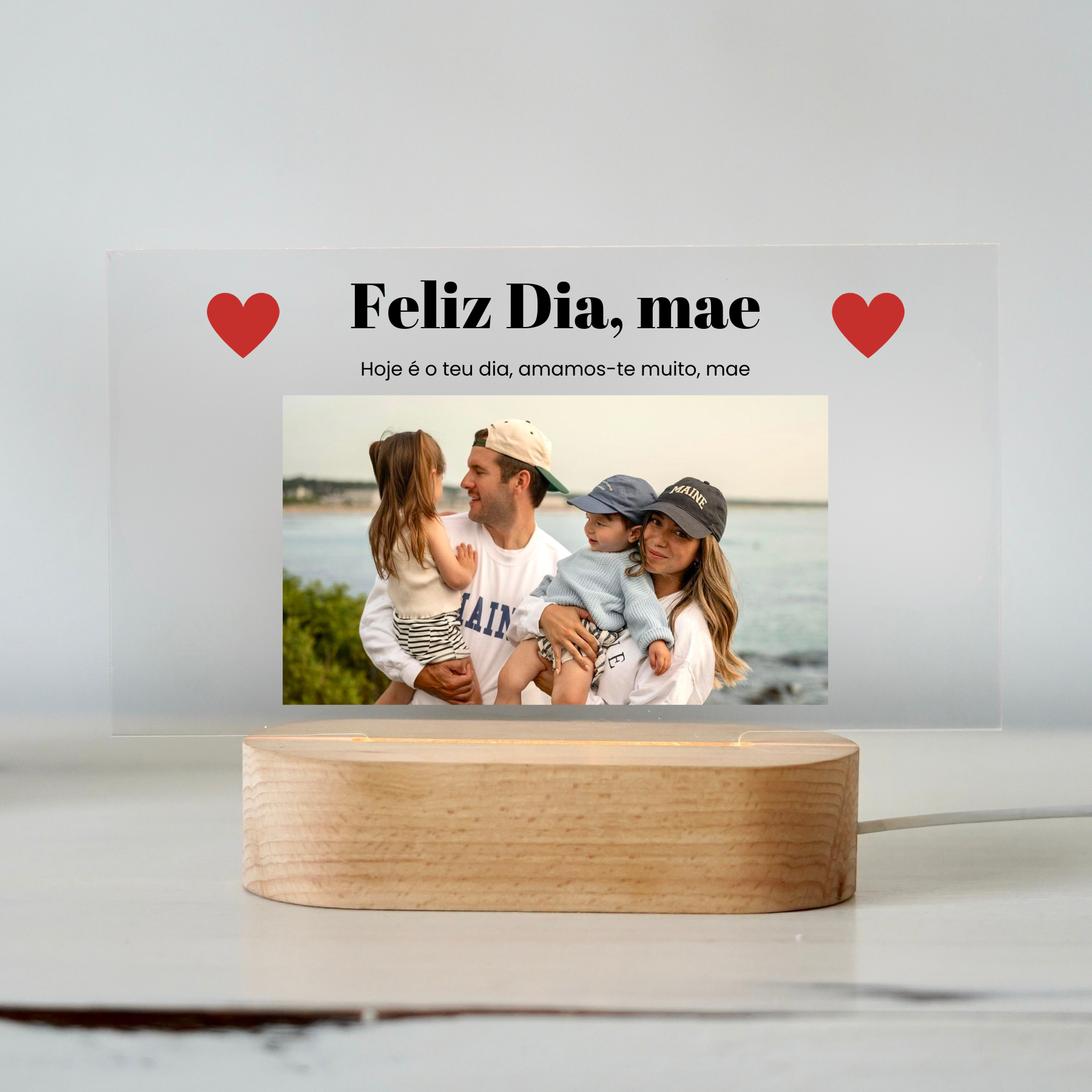 Feliz Dia das Mães com Corações PT
