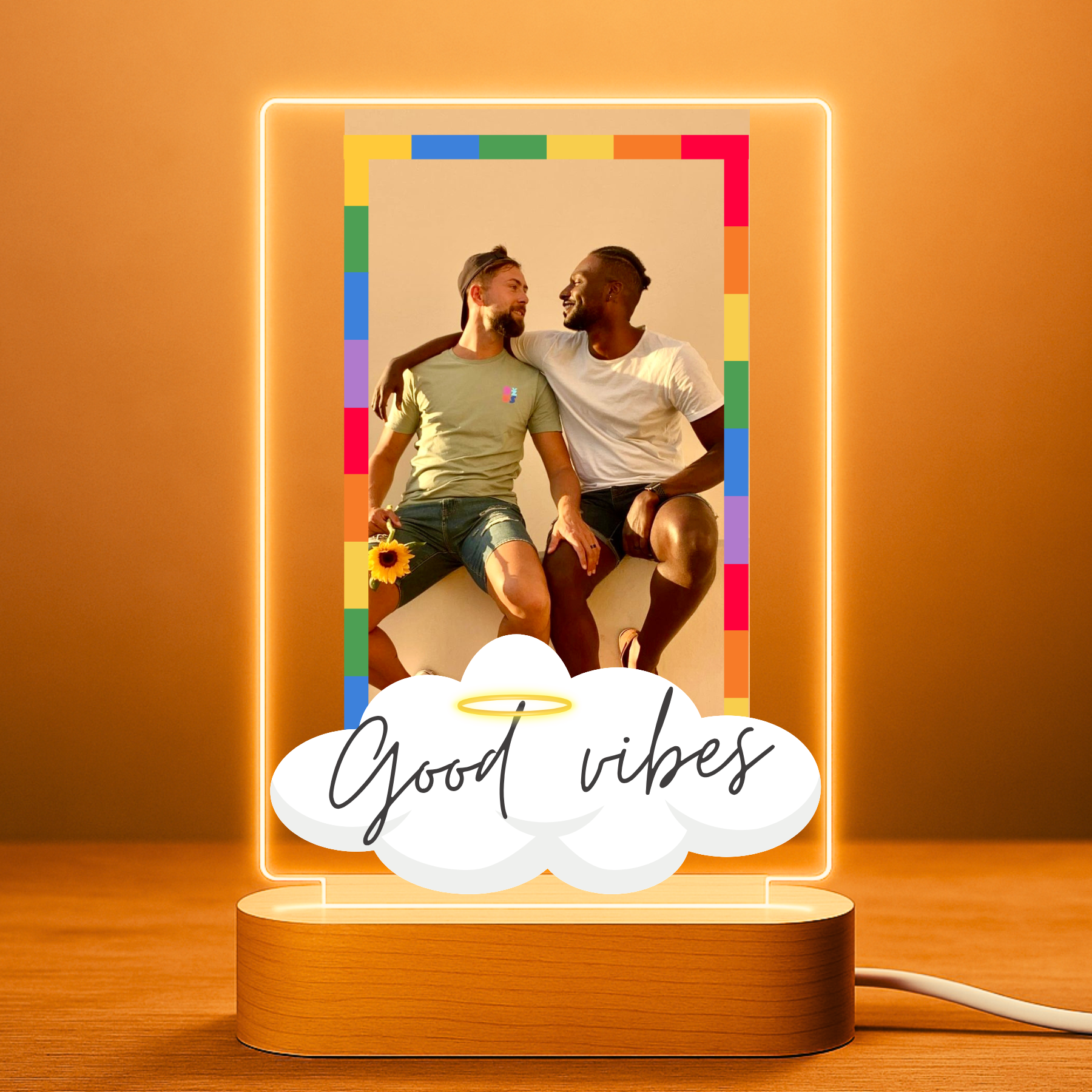 Lámpara Orgullo Good vibes