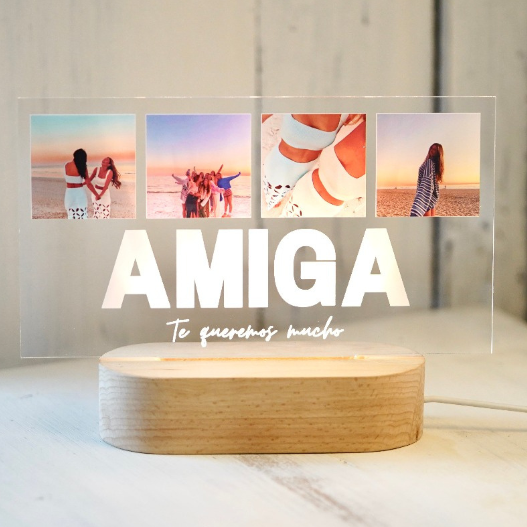 Lâmpada AMIGA abaixo e 4 fotos acima