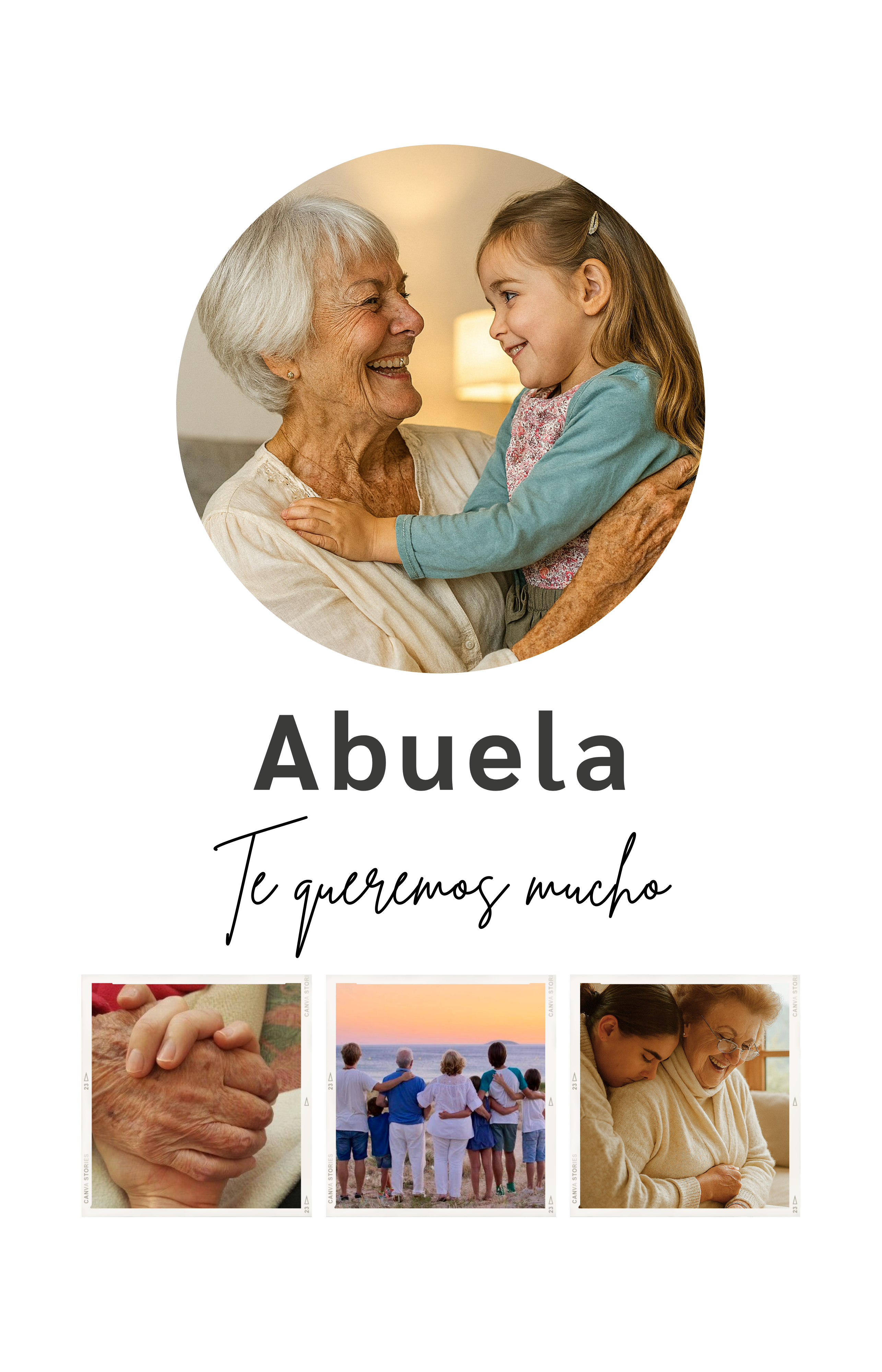 Lámpara de metacrilato se personaliza con hasta cuatro fotografías que capturan momentos familiares inolvidables: retratos de nietos, celebraciones especiales o aquellas instantáneas de risas compartidas con nuestra abuela. Las fotos conservan todo su contraste y nitidez, creando un efecto de “flotación” cuando la luz blanca cálida se activa al conectar el cable USB 