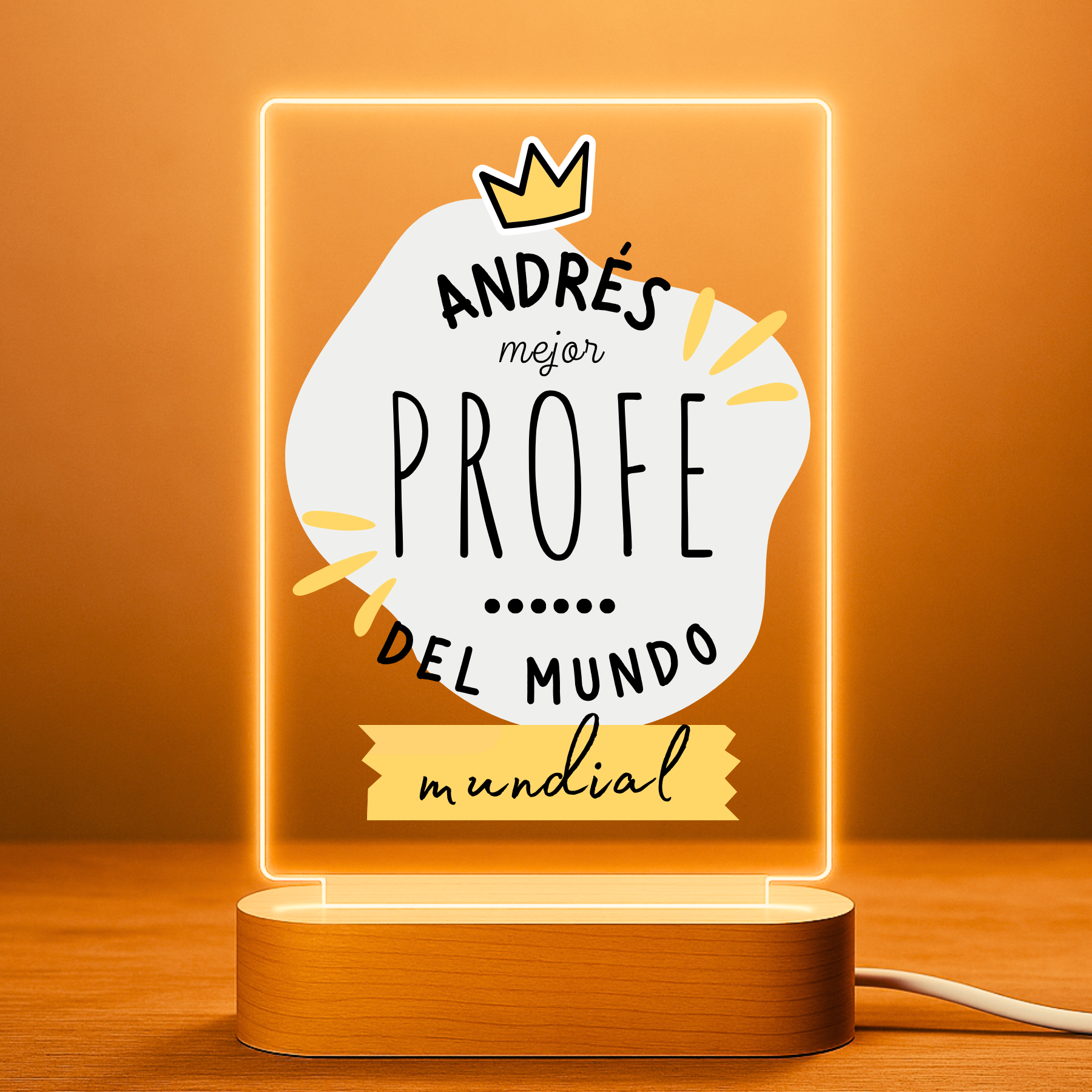 Candeeiro Melhor Professor do Mundo