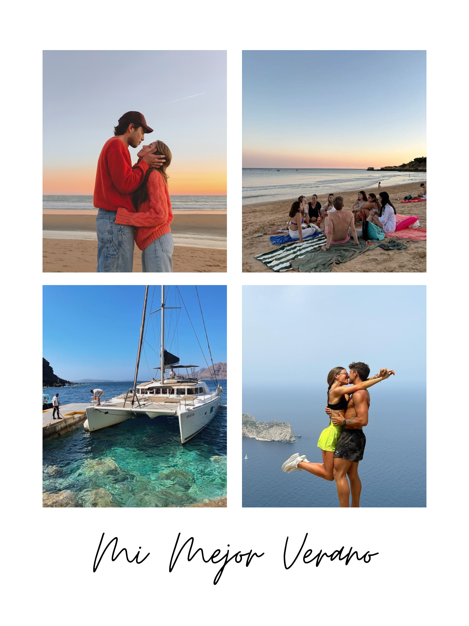 Lienzo 4 fotos personalizado
