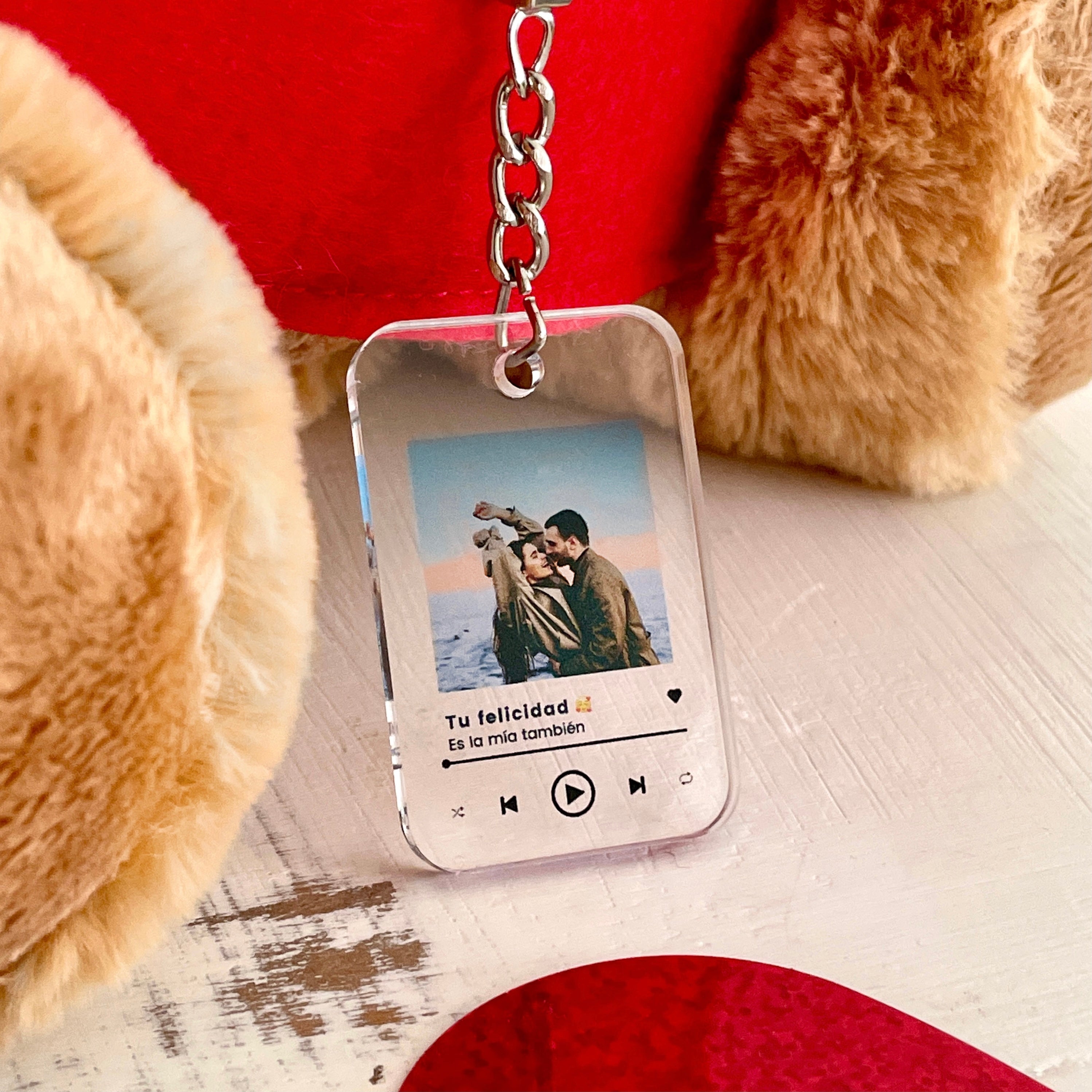 Llavero Spotify personalizado | ¿Qué regalar a mi novio? | Ideas de regalo aniversario | Placa Spotify | Regalo original para mi novia | Cristal Plaque