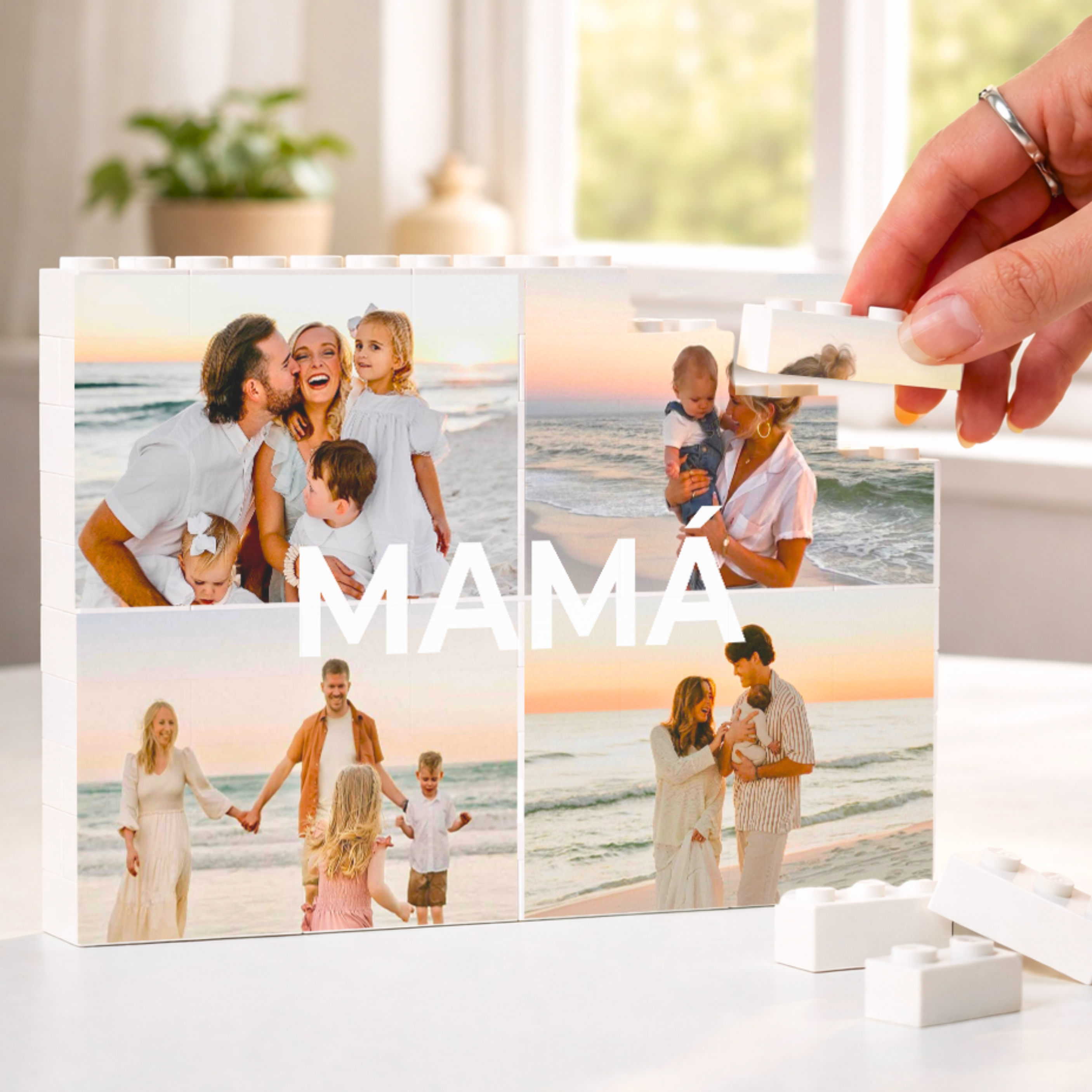 Puzzle Mamá 4 fotos