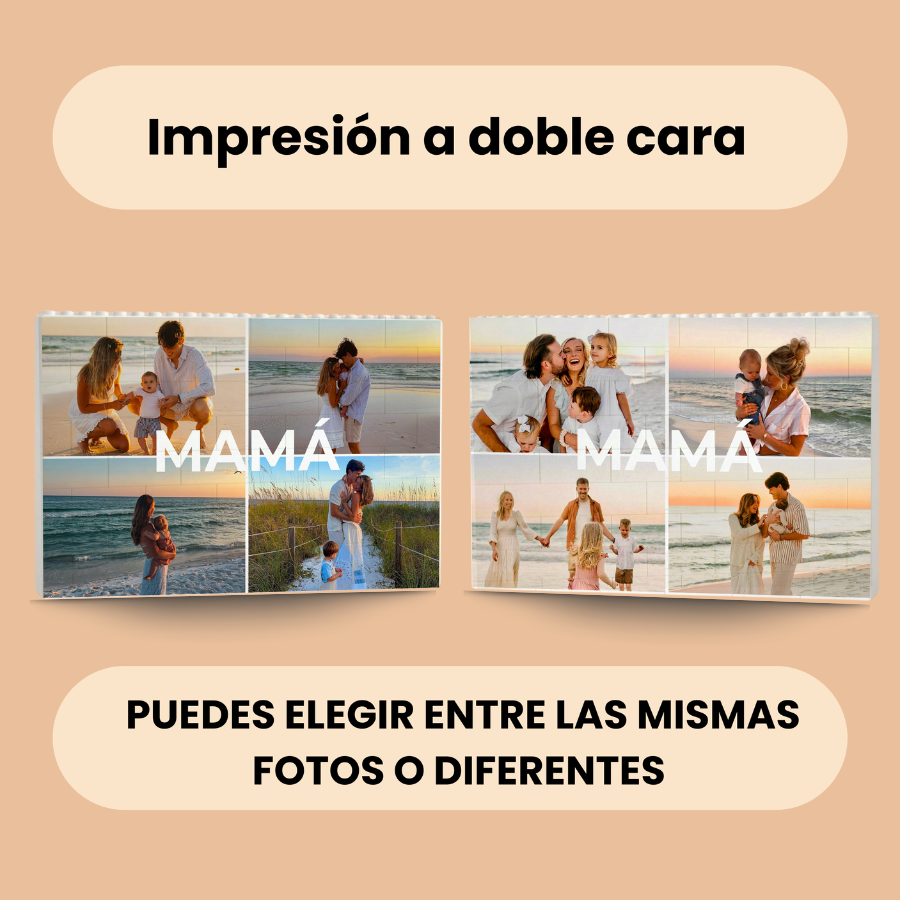 Puzzle Mamá 4 fotos