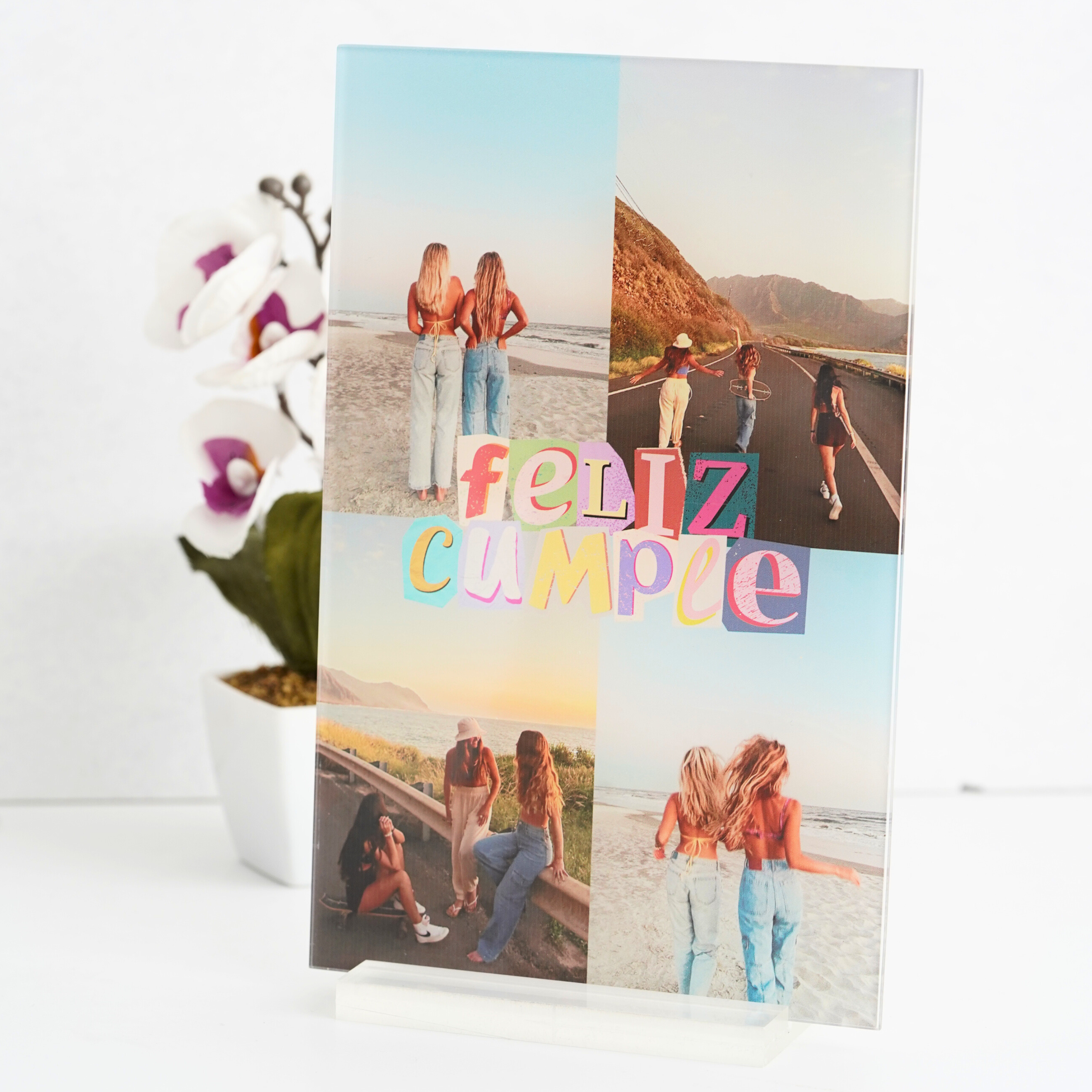 Lámpara Feliz Cumpleaños 4 fotos