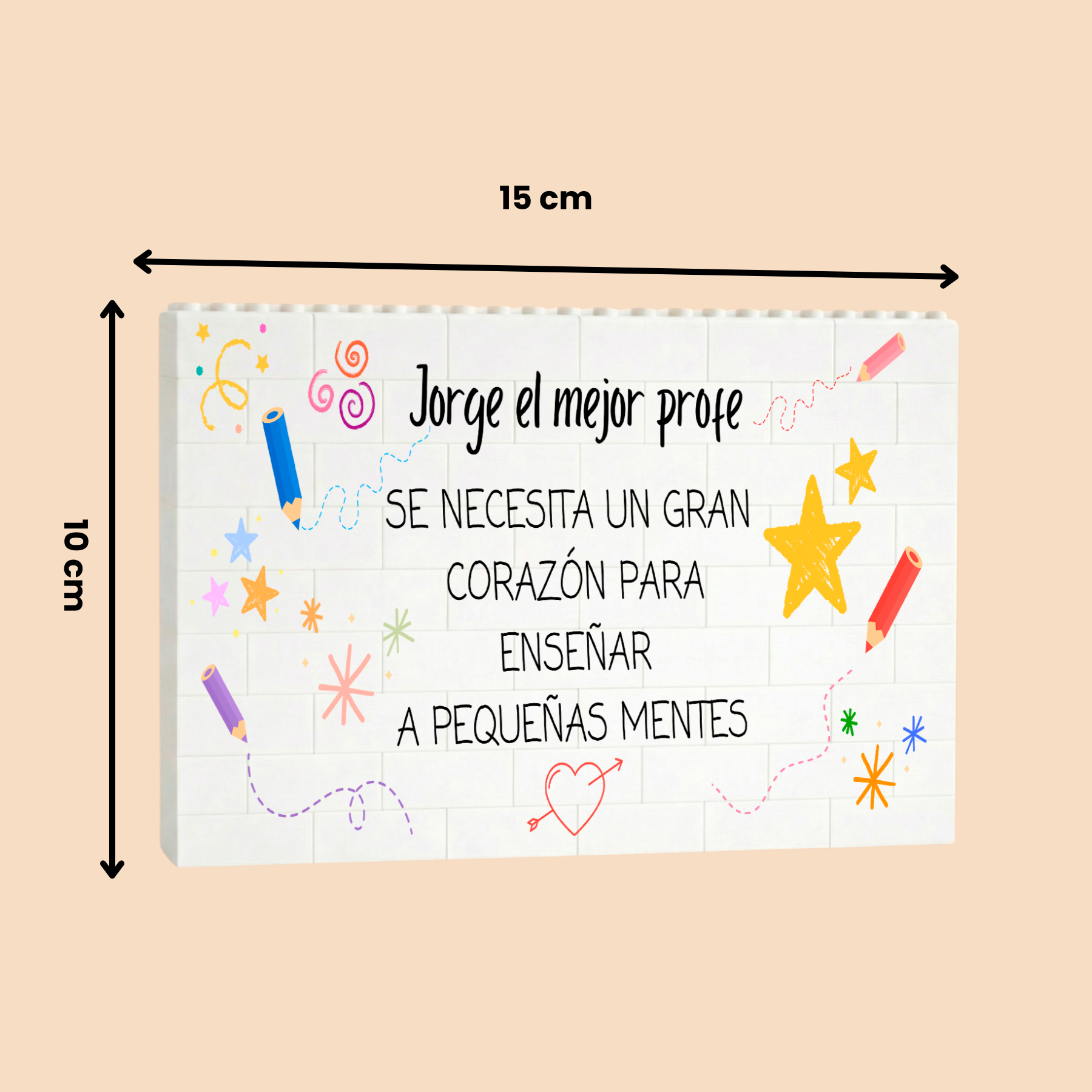 Puzzle Papá Quadrados azuis