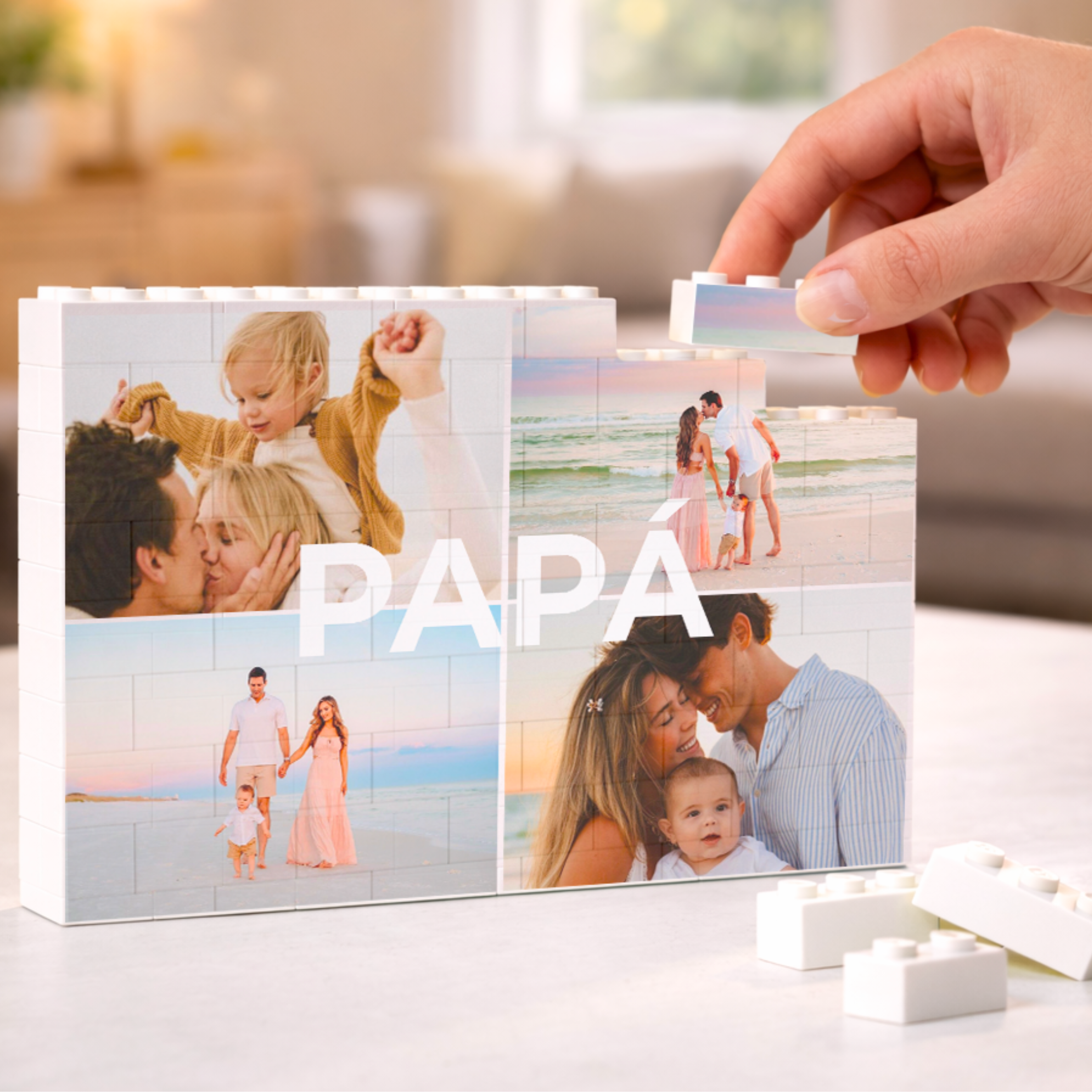 Puzzle Papá 4 fotos