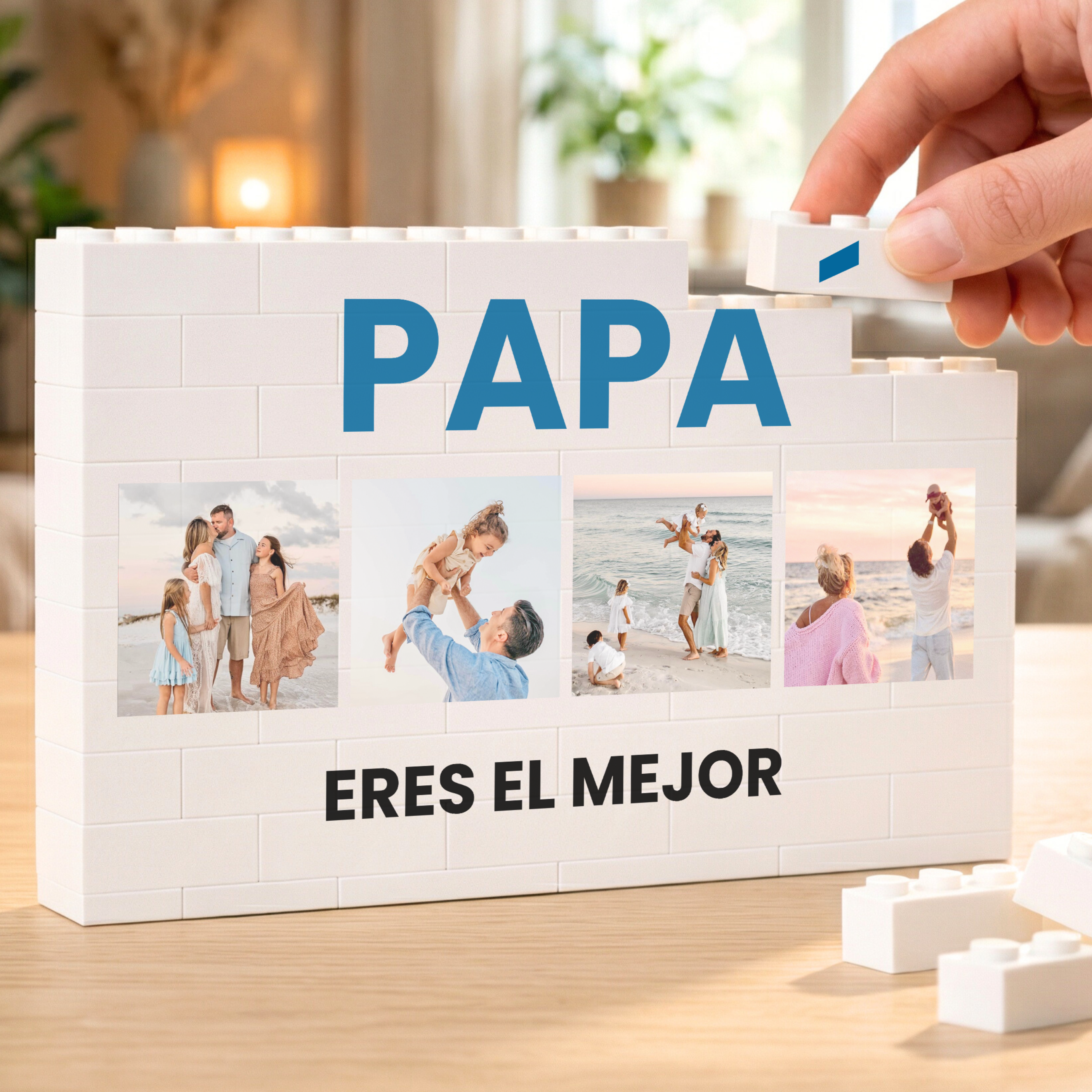 Puzzle Papá 4 fotos y Mensaje