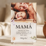 Placa MÃE com dedicatória