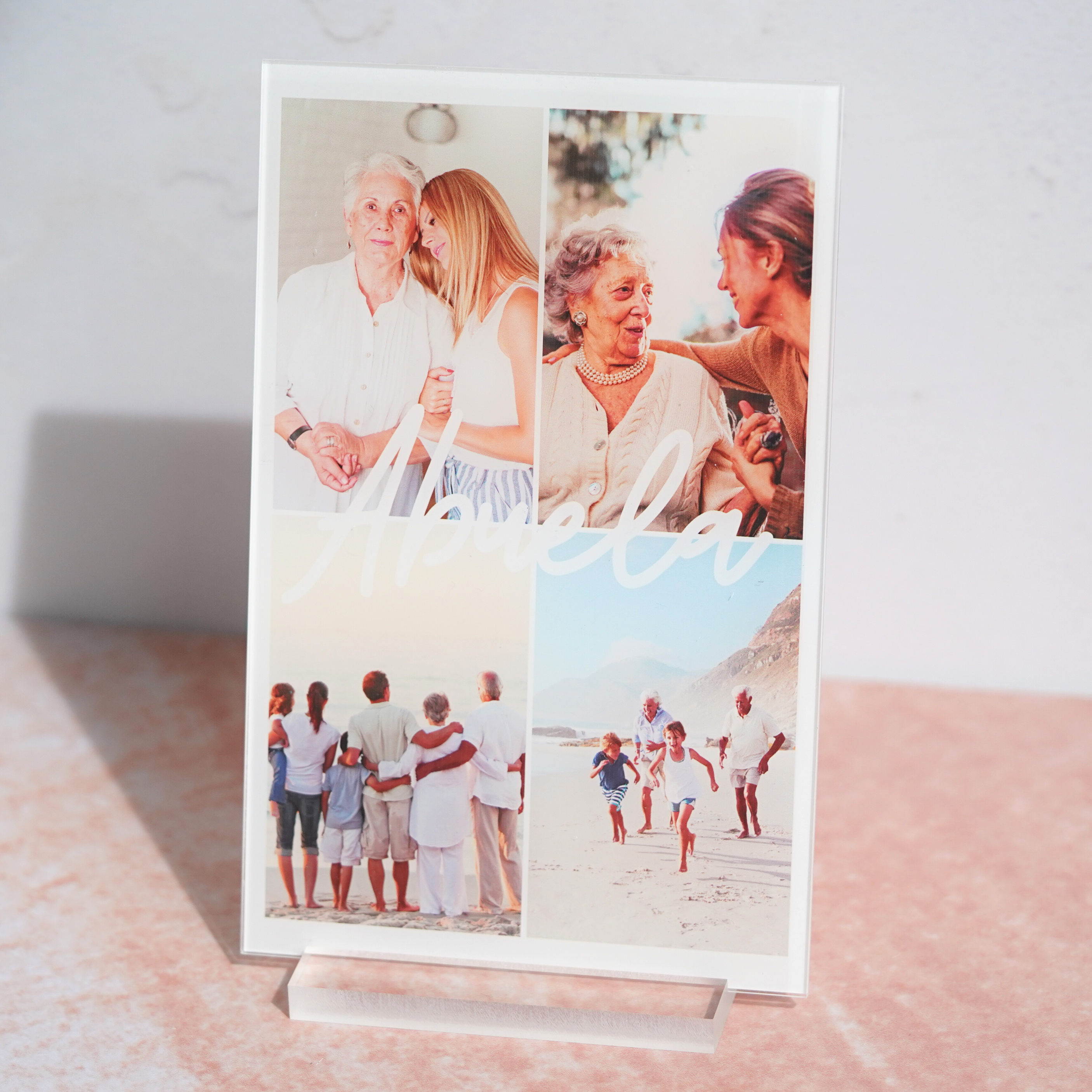 Lámpara ABUELA cuadrícula 4 fotos