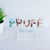 Placa letras Profe con Momentos
