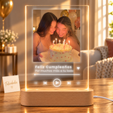 Candeeiro Spotify Personalizado para Casais
