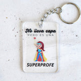 Llavero Súper Profesora