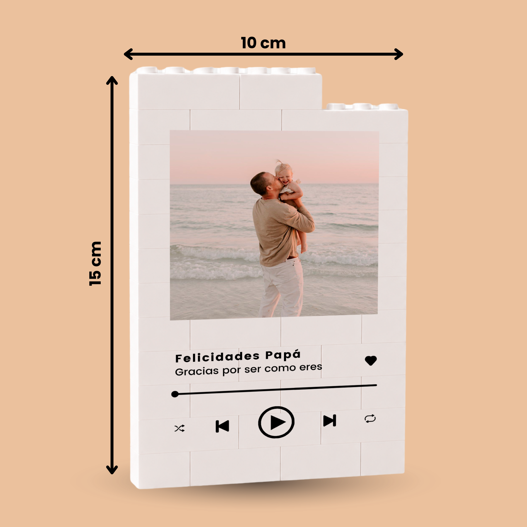 Puzzle Personalizado Papá diseño Spotify
