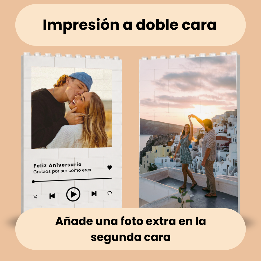 Puzzle Personalizado Parejas  diseño Spotify