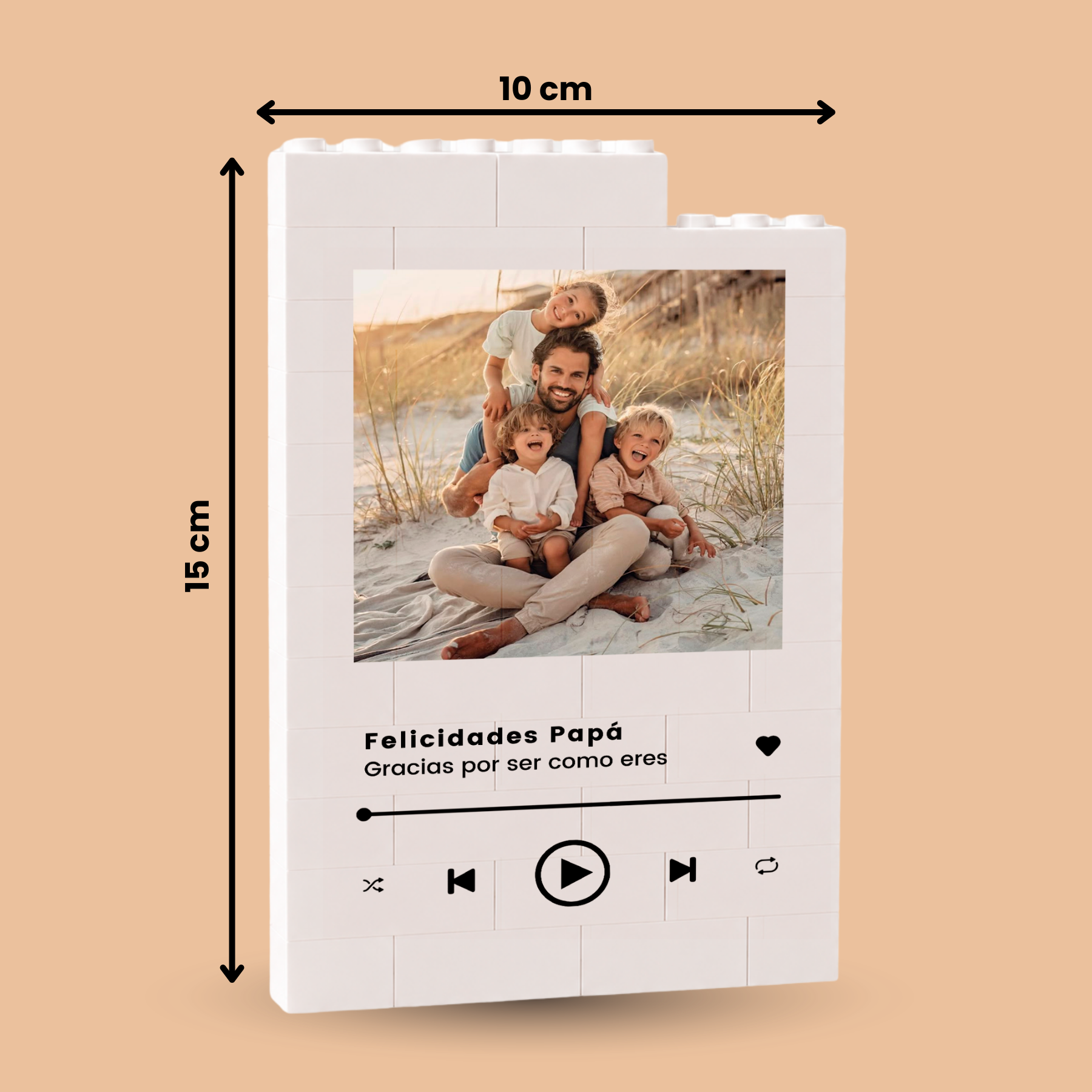 Puzzle Personalizado Papá diseño Spotify