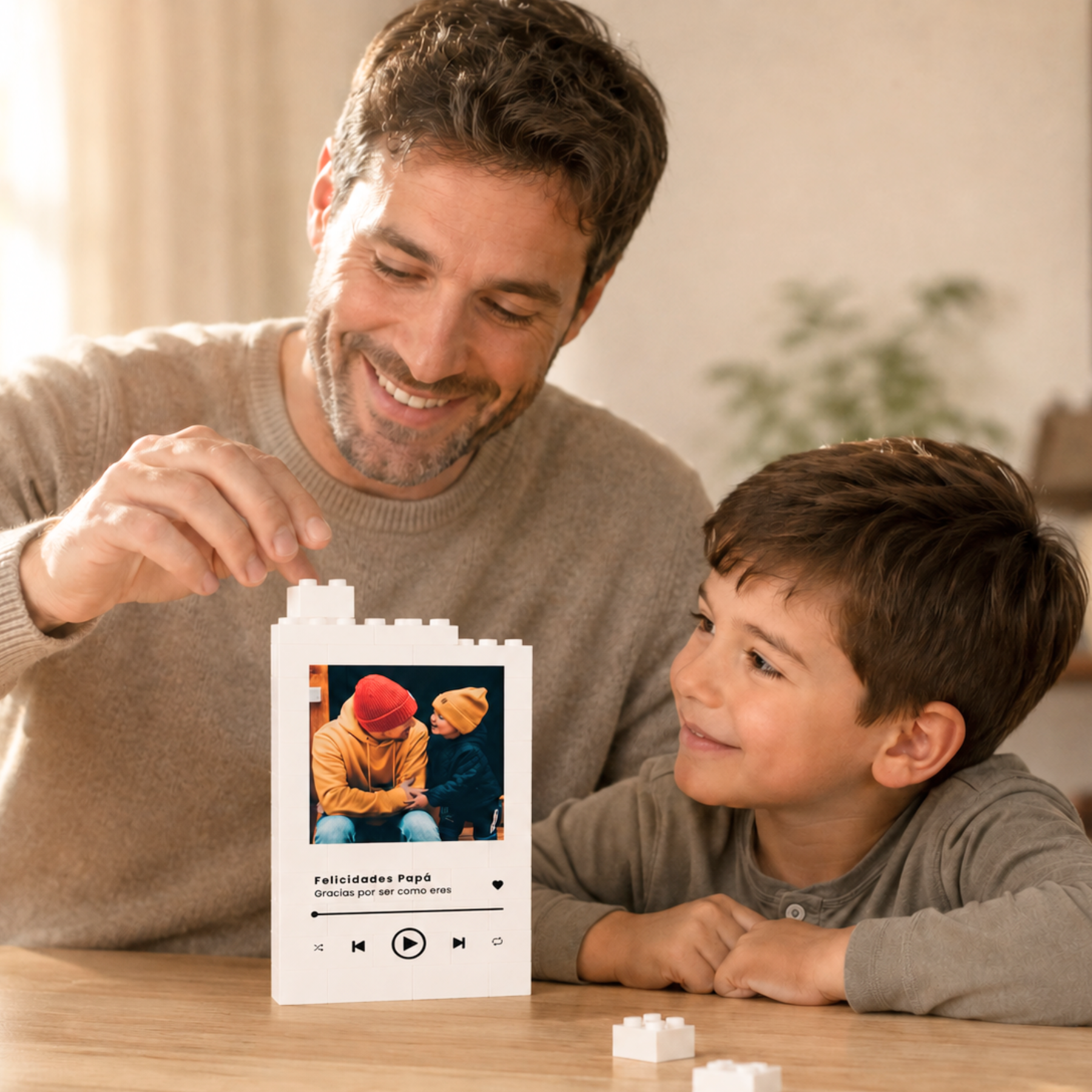 Puzzle Personalizado Papá diseño Spotify