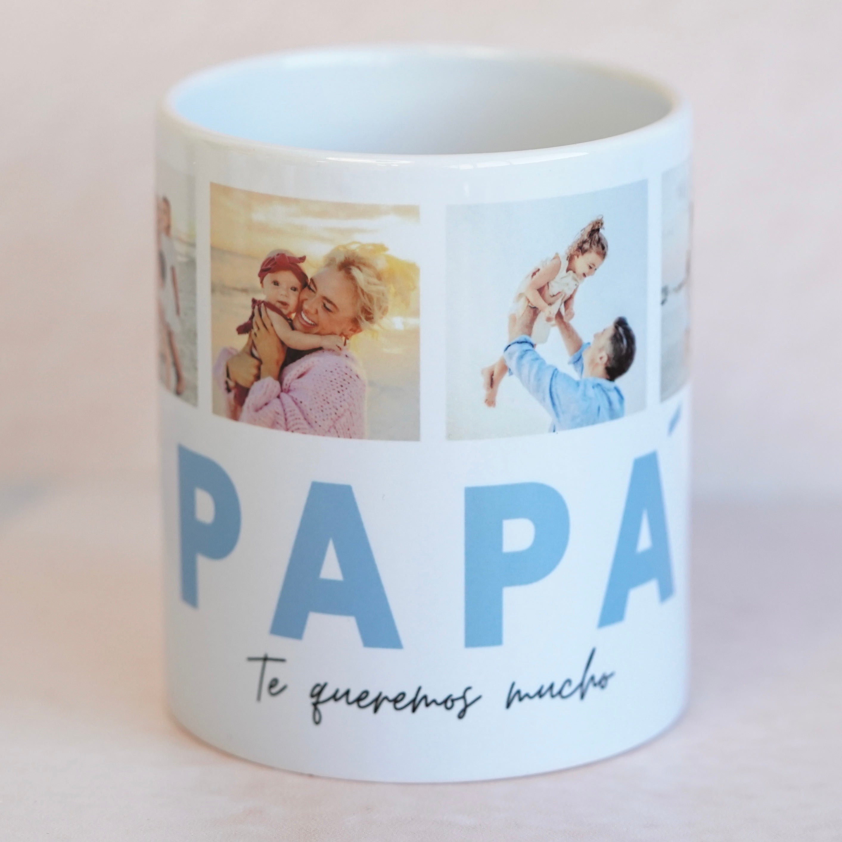 Taza con fotos para padres ✨