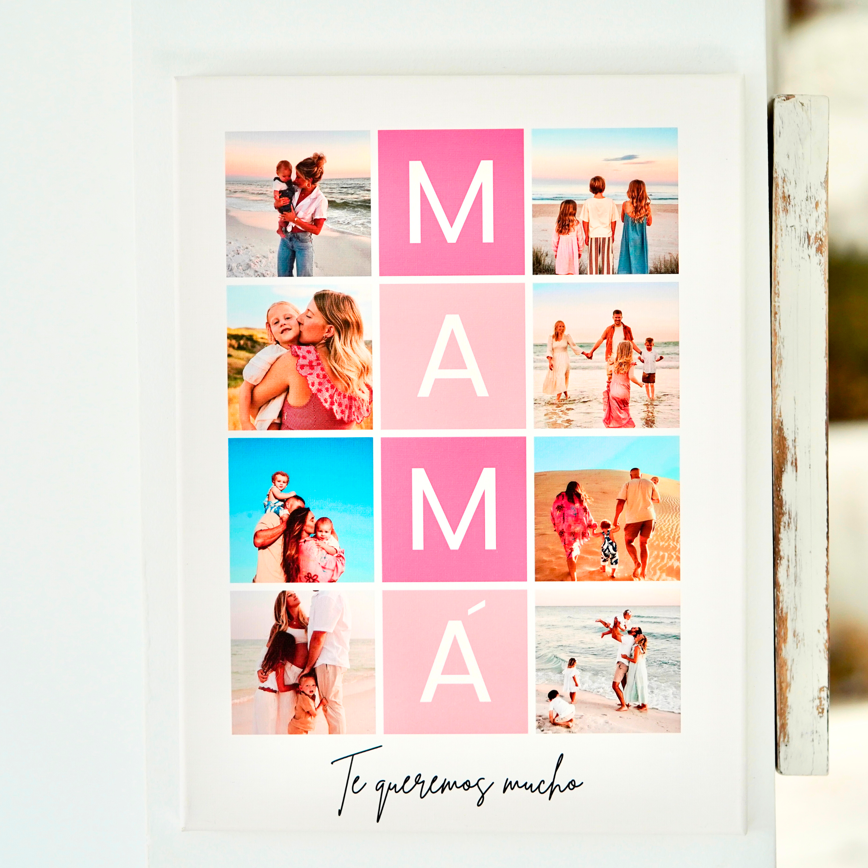 Lienzo MAMÁ 8 fotos personalizado