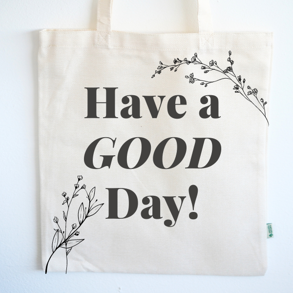 tote bag con texto personalizado