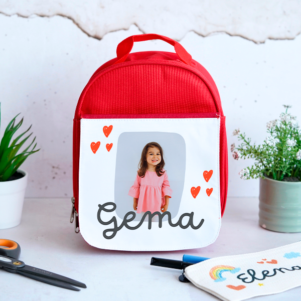 mochila personalizable con foto