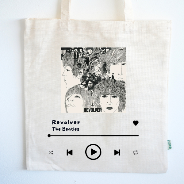 tote bag con canción personalizada