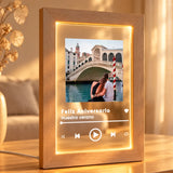Lâmpada Spotify com moldura LED
