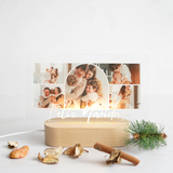 Lâmpada fotográfica de árvore de natal
