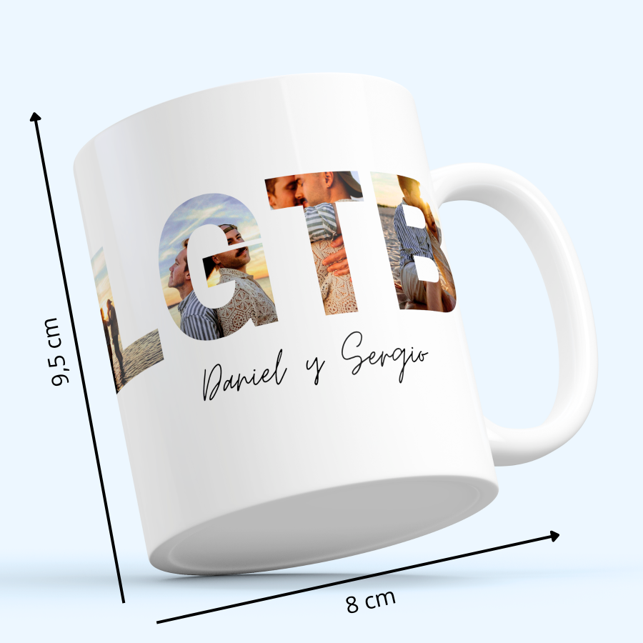 Disfruta cada día de una taza llena de color, orgullo y significado. Su diseño inspirado en el colectivo LGTBI convierte cada café o té en un pequeño recordatorio de amor, diversidad y libertad.
