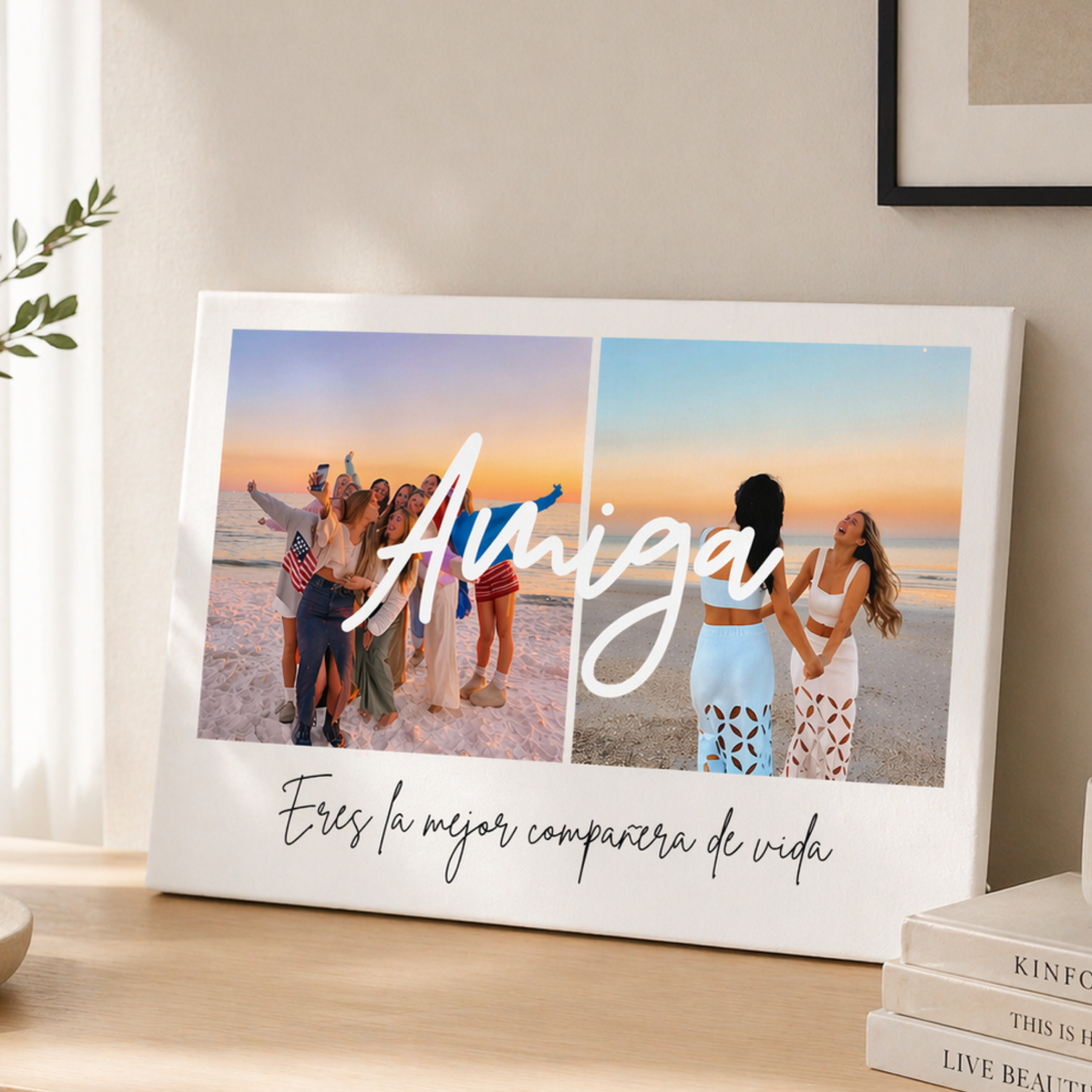 Lienzo personalizado, regalo ideal para amigos, regalo original, cuadro decorativo