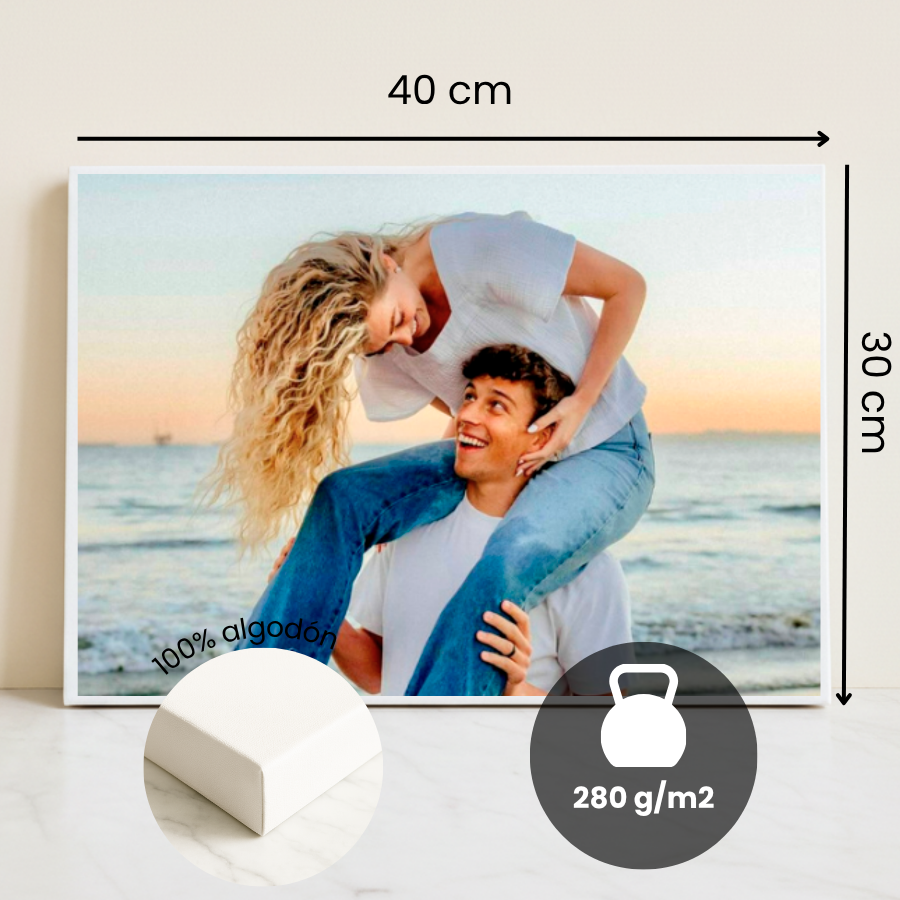 lienzo personalizado foto completa, regalo original para recuerdos. regalos personalizados, regalo ideal.