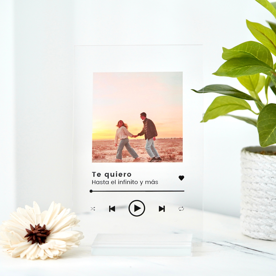 placa spotify ideal para parejas